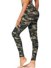 Camouflage High Waist Leggings Yoga Running Fitness Pants