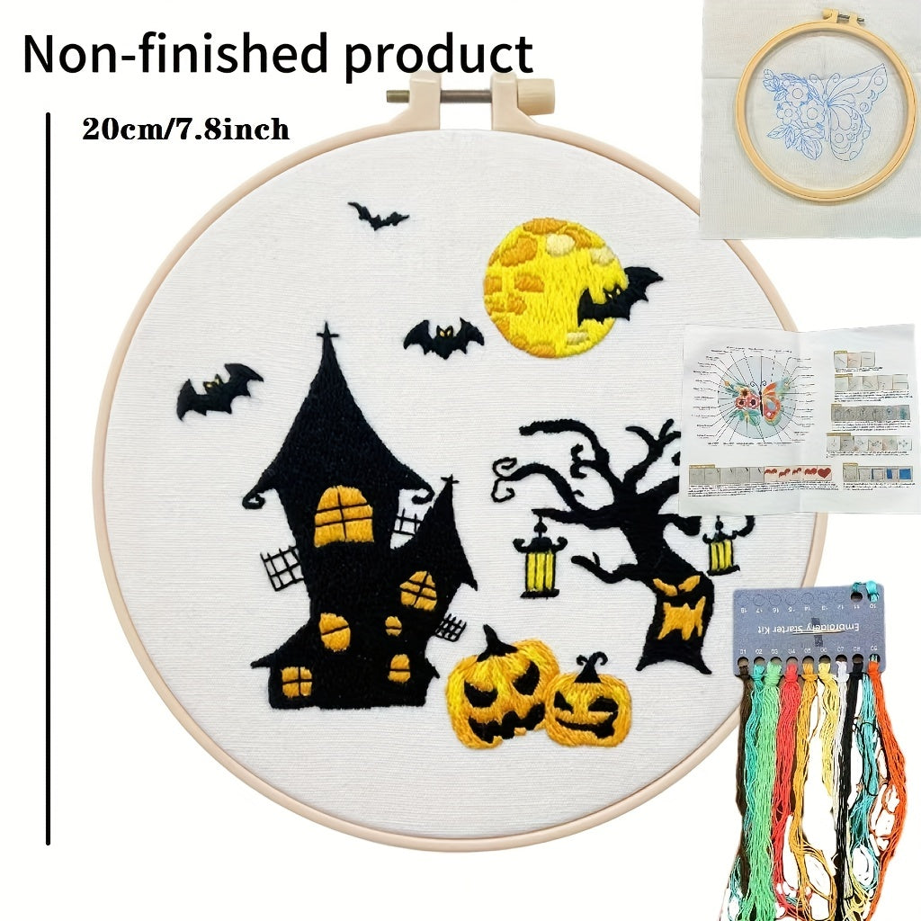 DIY Halloween 3D Embroidery Material Bag