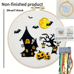 DIY Halloween 3D Embroidery Material Bag