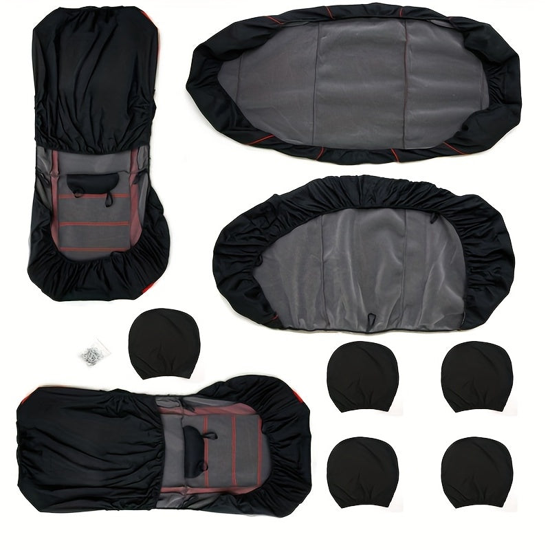 9pcs Car Seat Cover All Universal Seat Cover Car Seat Cover Protective Cover
