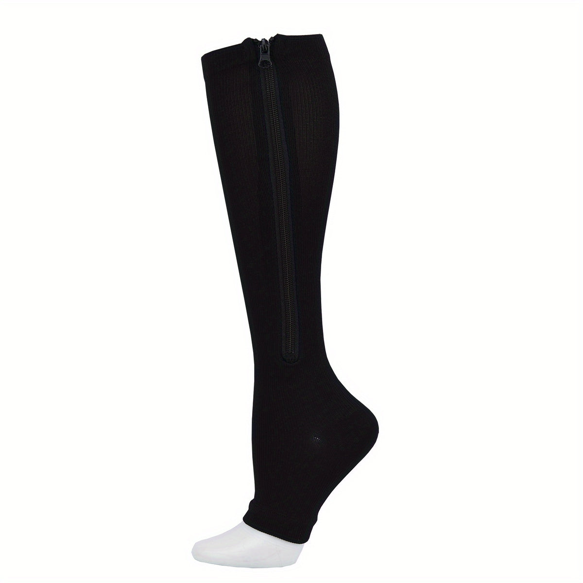 Toeless Compression Socks for Yoga & Fitness - Sports Thigh Long Stockings