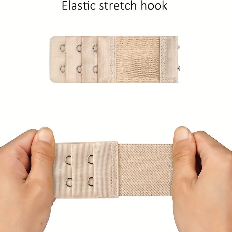 3pcs 2 Hooks Bra Extenders Comfortable Adjustable Bra Band
