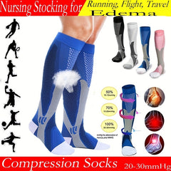 Compression Socks 20-30mm for Men Women Sports Socks