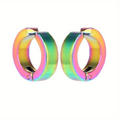Titanium Steel Small Earrings for Men