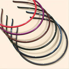 6pcs Teeth Comb Headband Plastic Hair Band Non-slip Hard Hair Hoop