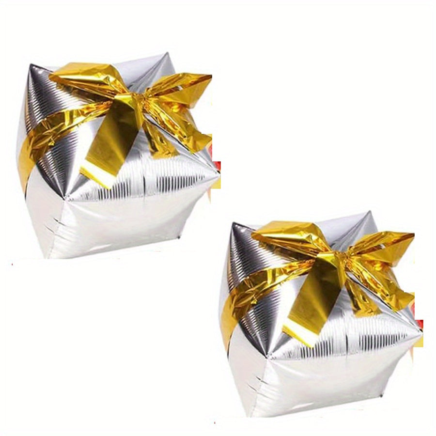 2pcs 22 inch Christmas Gift Boxes Balloon Party Decoration