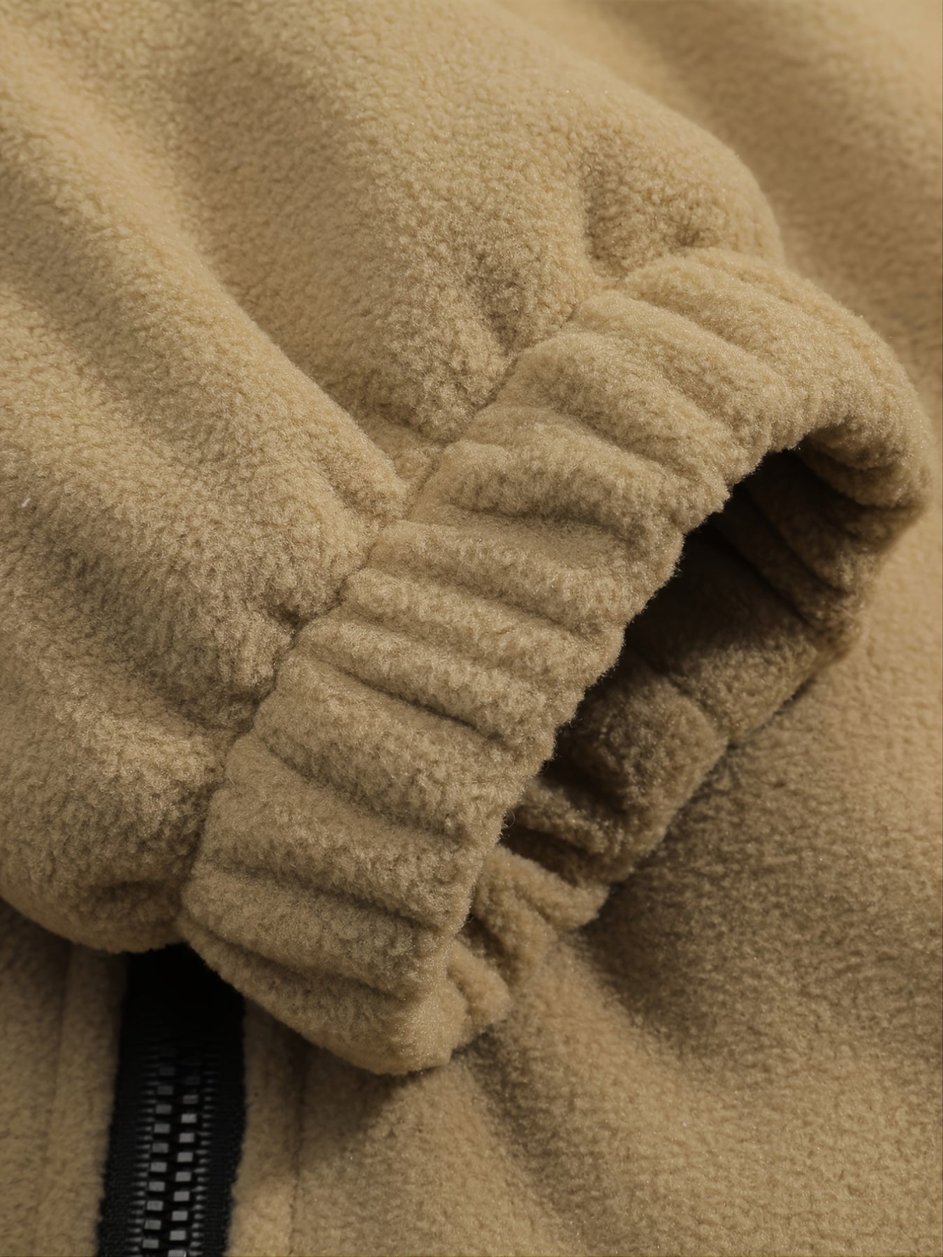 Men's Polar Fleece Stand Collar Jacket