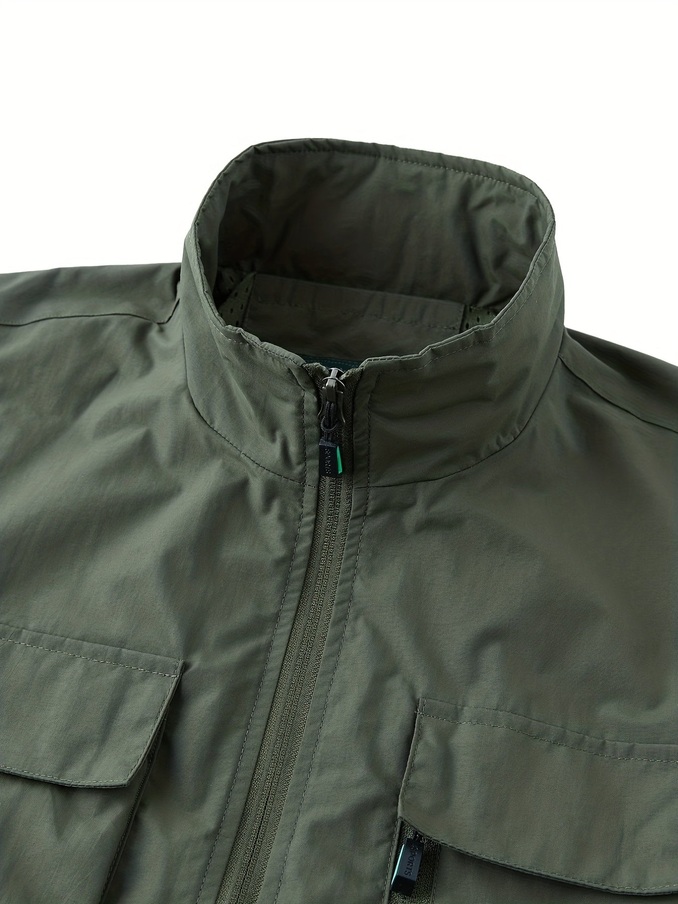 Men's Zipper Pockets Cargo Vest for Spring Summer