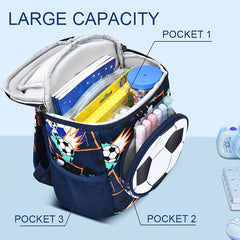 Kindergarten School Bag Football School Bag Toddler Bag Kids Backpack