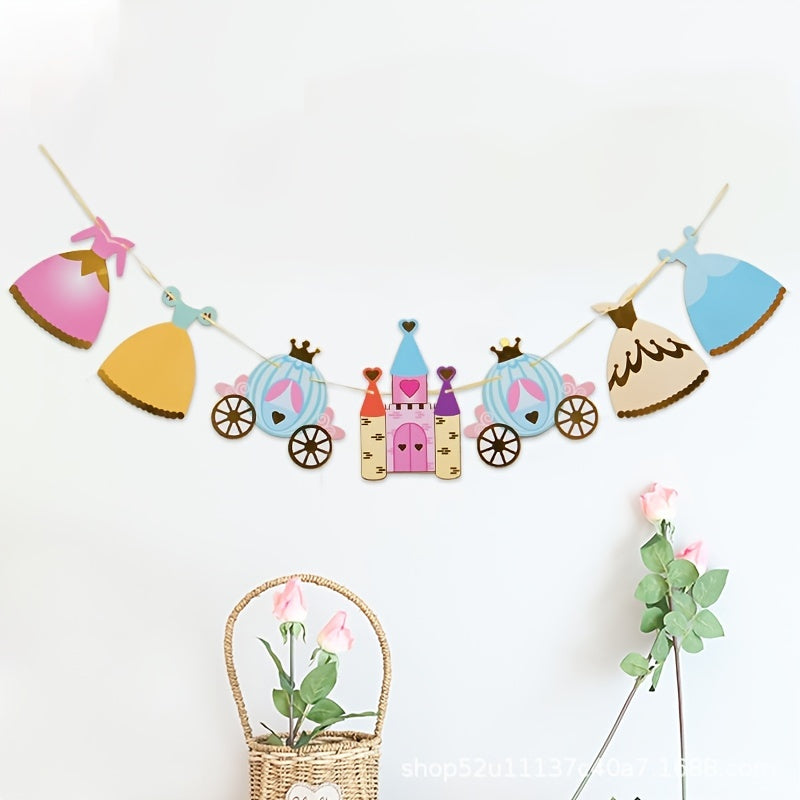 Castle Flag Background Decoration Banner for Home Decor