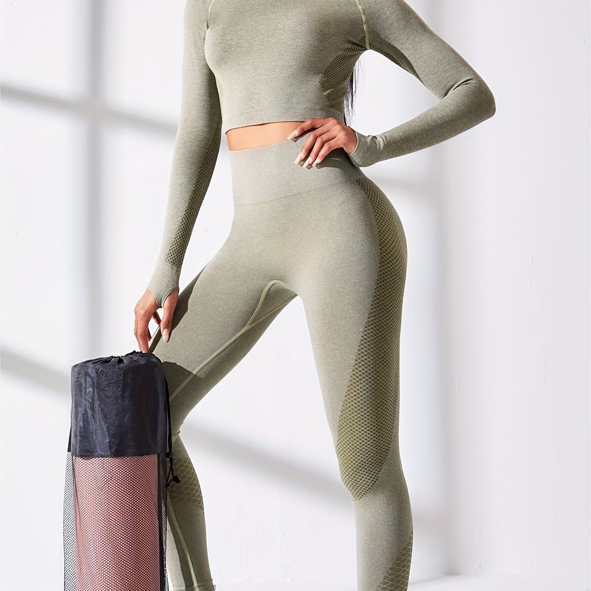 Solid Workout Sets: Stylish and Confident Look