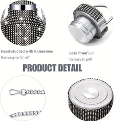 500ml Stainless Steel Vacuum Cup Bling Water Bottle Insulated Thermal Bottle