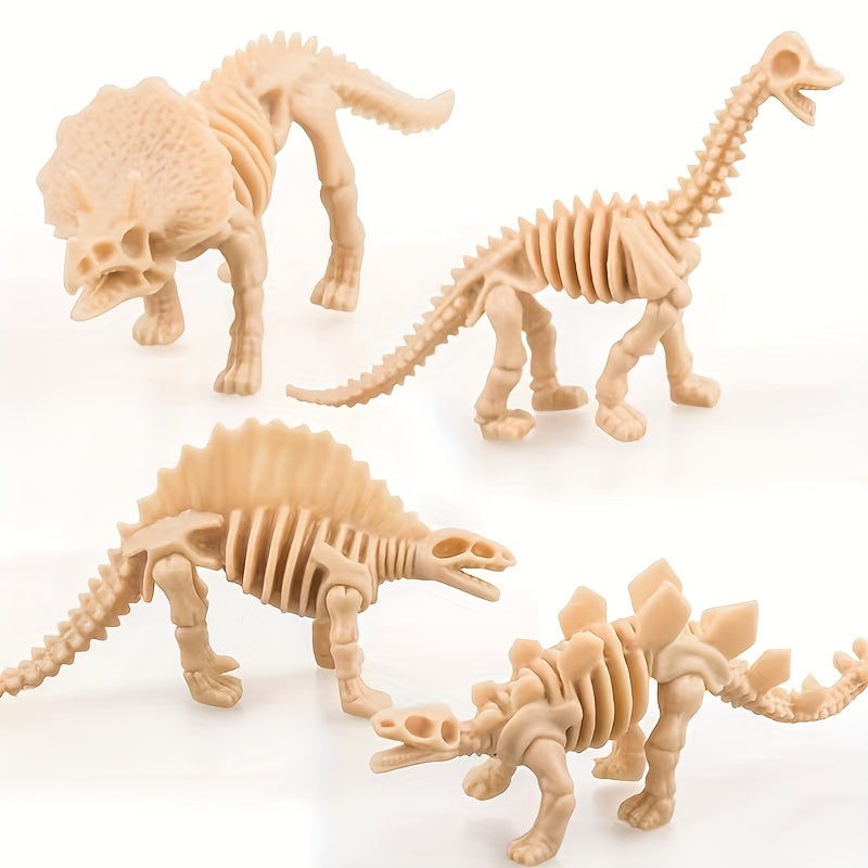 12pcs Dinosaur Skeleton Excavation Game Educational Toys