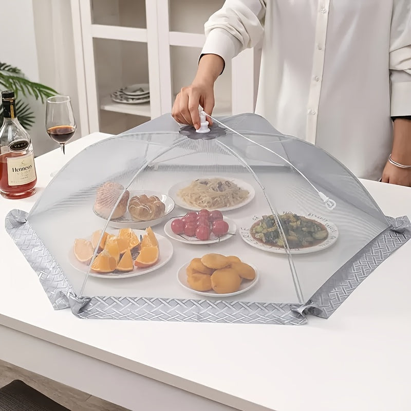1pc Folding Food Cover Anti Flies for Picnic Outdoor Kitchen