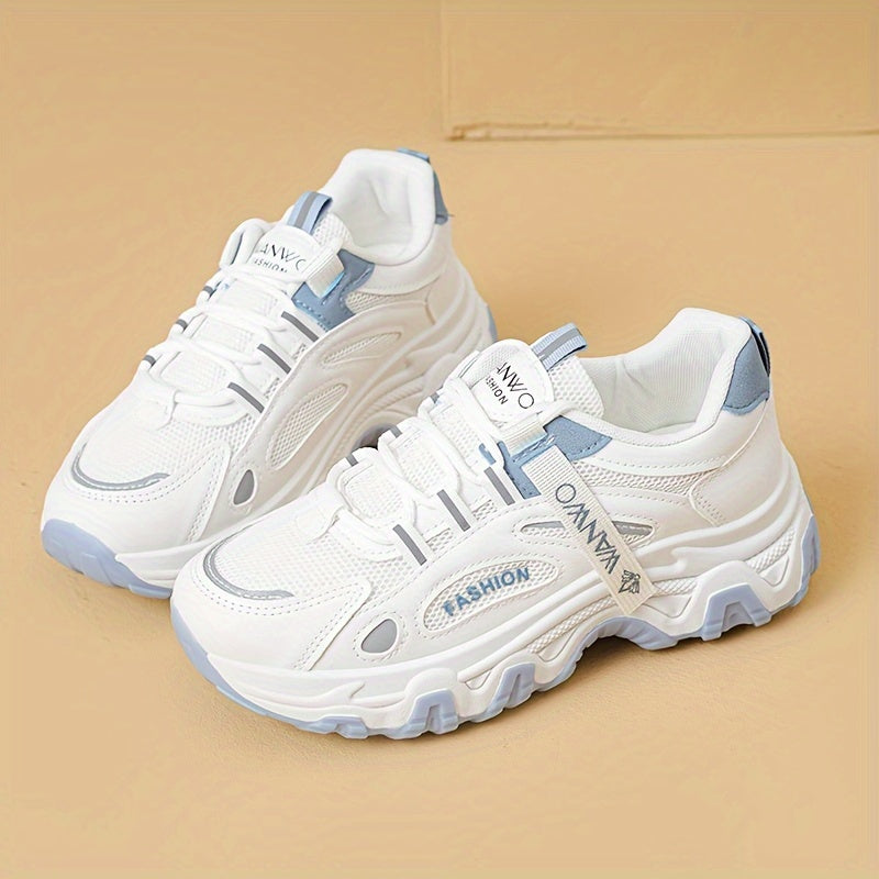 Women's Lace-Up Low Dad Shoes - Running & Outdoor Sporty Comfy Shoes