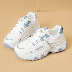 Women's Lace-Up Low Dad Shoes - Running & Outdoor Sporty Comfy Shoes
