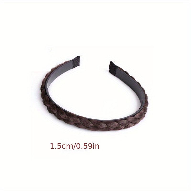 Braided Headband Retro Style Hair Band for Women
