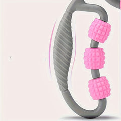 9 Wheel Muscle Roller Foam Stick&Spiky Massage Ball for Deep Muscle Relief