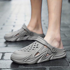 Unisex Soft Sole Comfy Clogs Hollow Out Non Slip Garden Shoes Summer