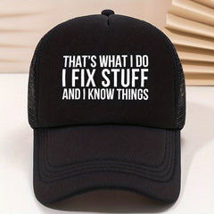 Hip Hop Mesh Trucker Hat Sunscreen Dad Cap