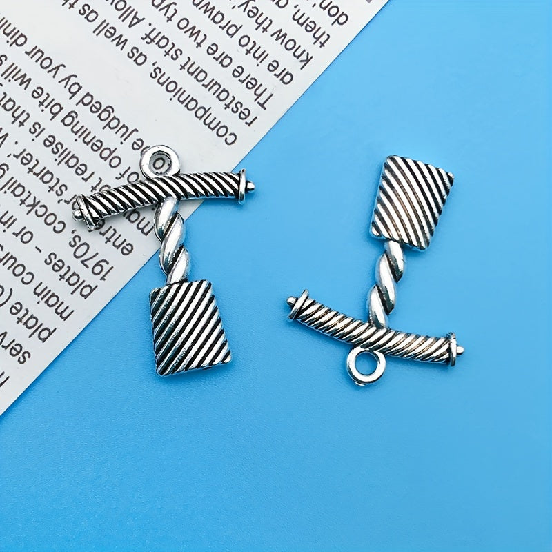 20pcs Wine Glass Barrel Bottle Charms for DIY Jewelry Making
