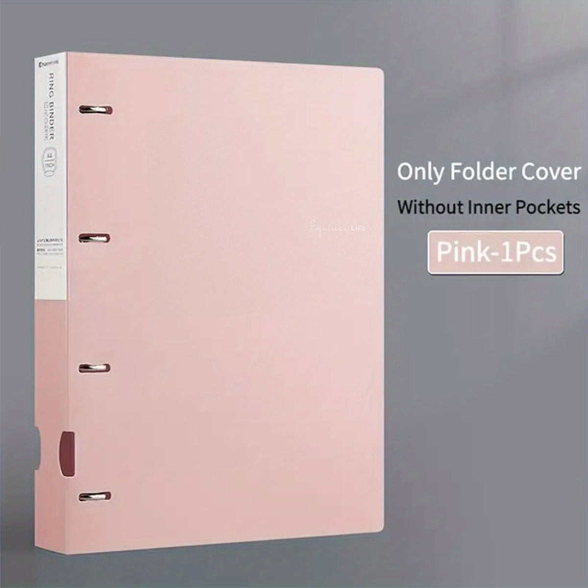 Purple Pink Green A4 Loose leaf Folder 4 Holes