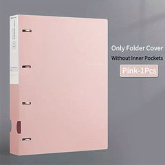 Purple Pink Green A4 Loose leaf Folder 4 Holes