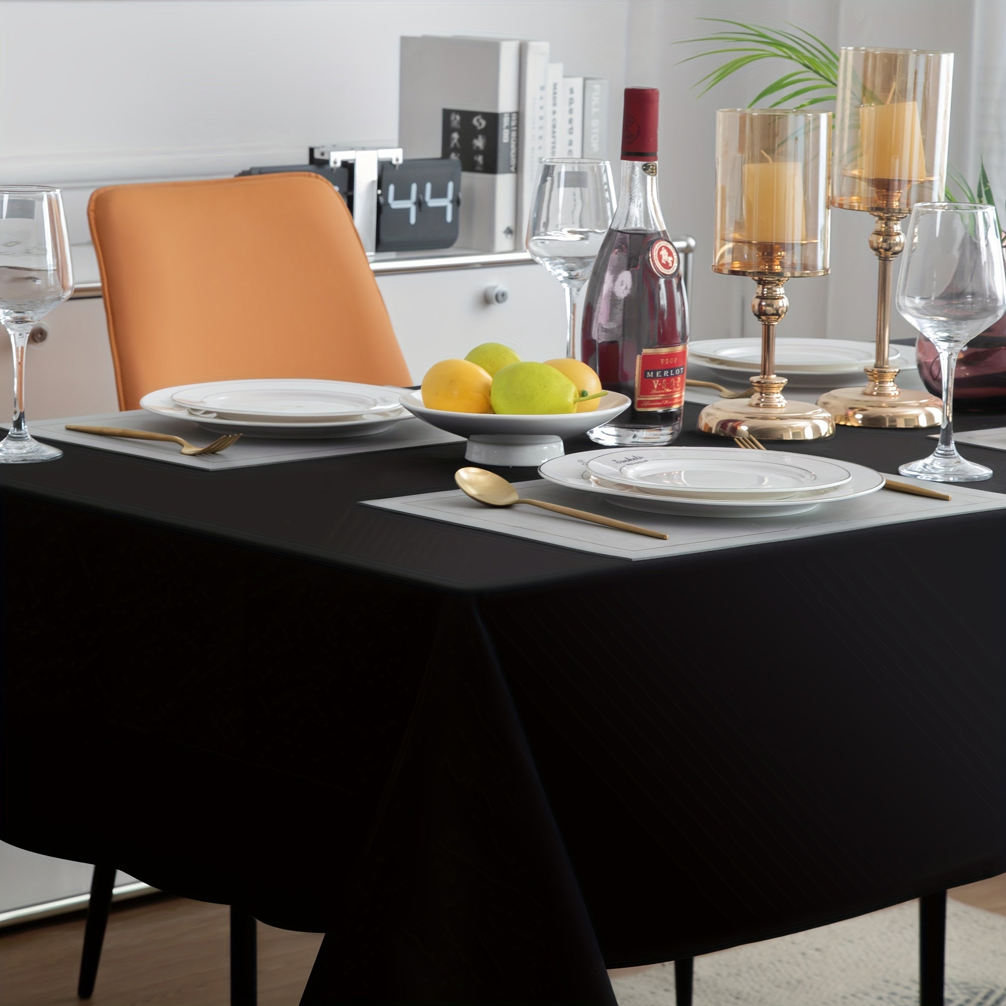 Polyester Waterproof Tablecloth Rectangle Style Table Cloth