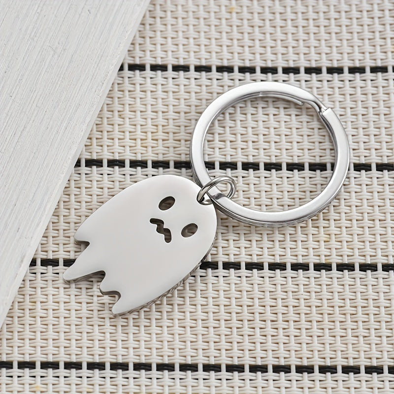 Cartoon Ghost Keychain Charm Purse Bag Backpack Car Key Pendant Halloween