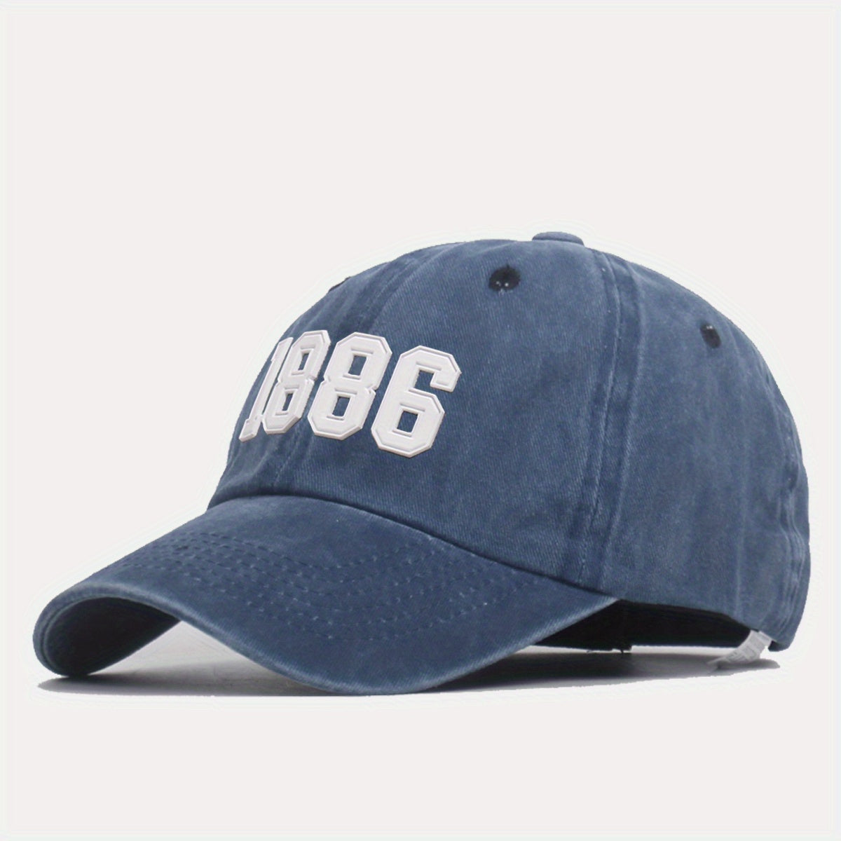 1886 Washed Men's Baseball Cap Sun Hat