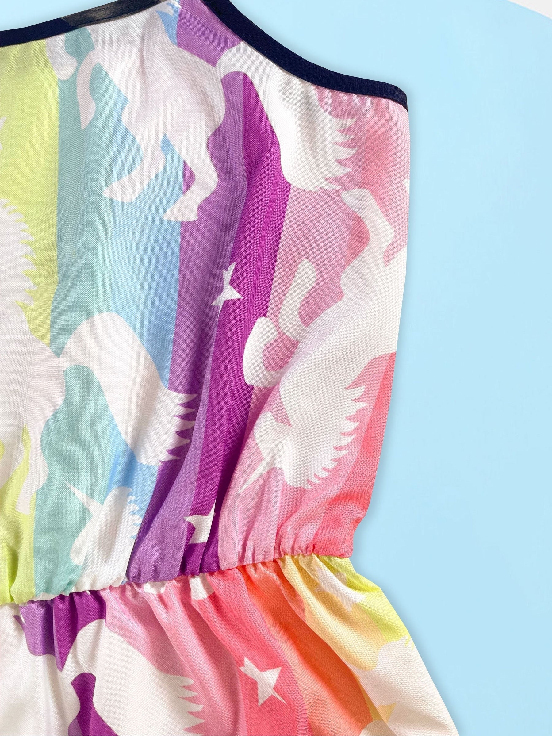 Girls' Unicorn Print Cami Romper Jumpsuit
