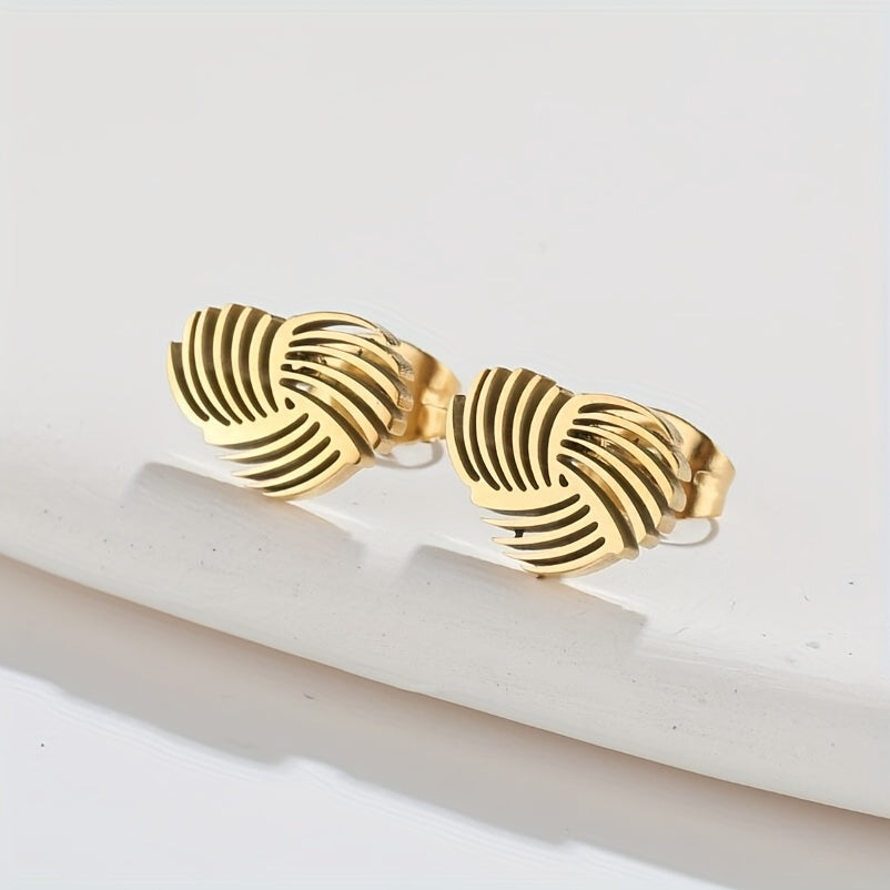 Geometric LoveShape Earrings Retro Accessories Jewelry For Men