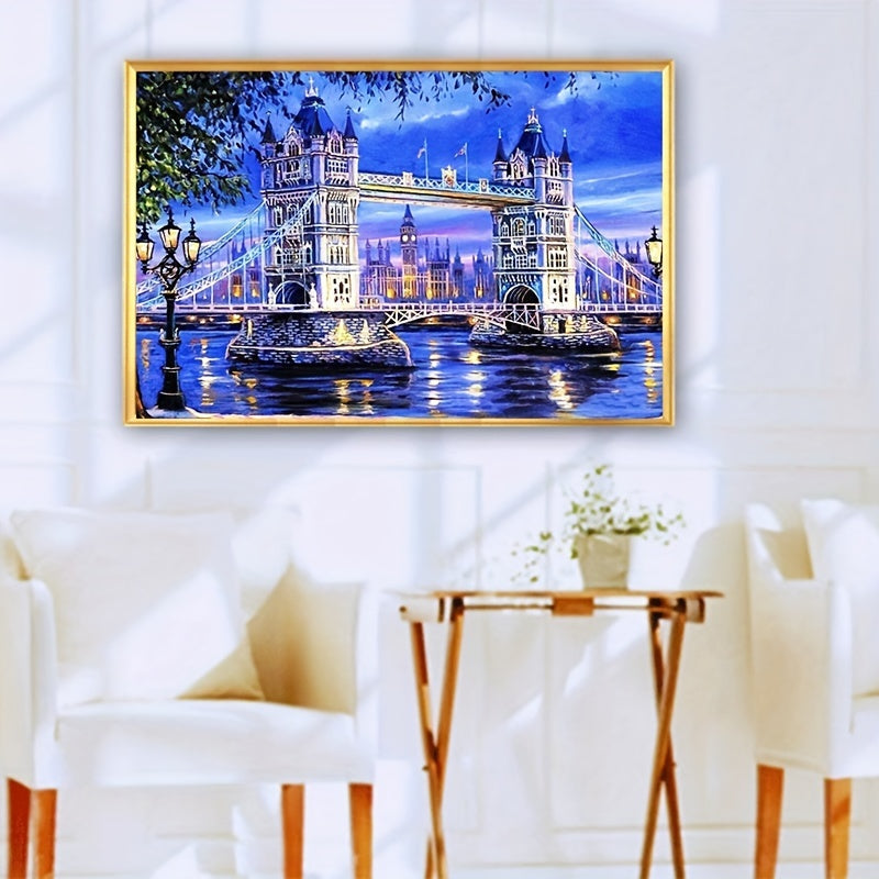 5D DIY London Tower Bridge Diamond Painting