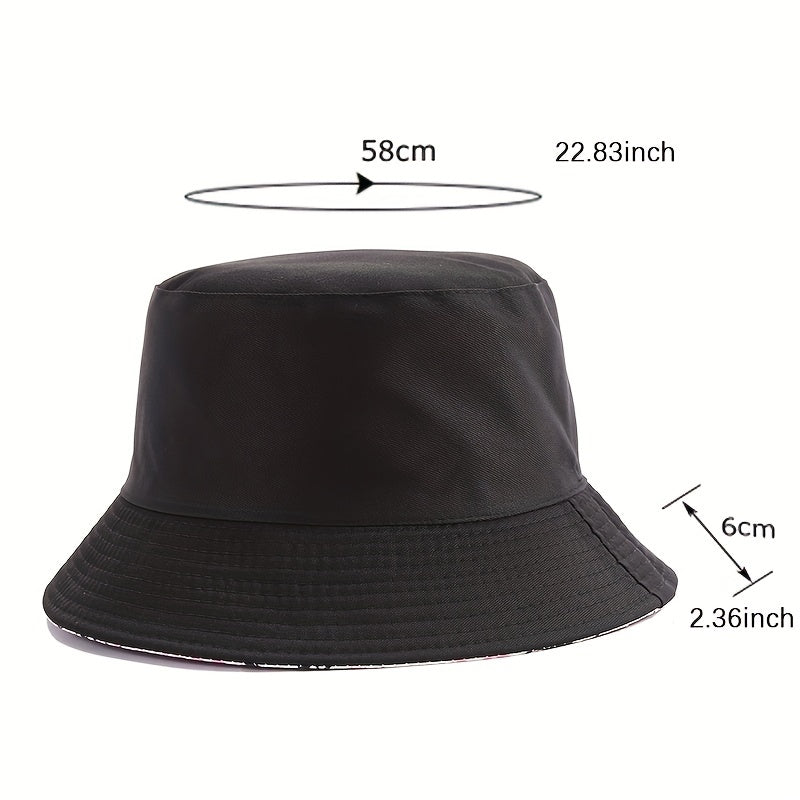 Abstract Graffiti Pattern Bucket Hat For Summer