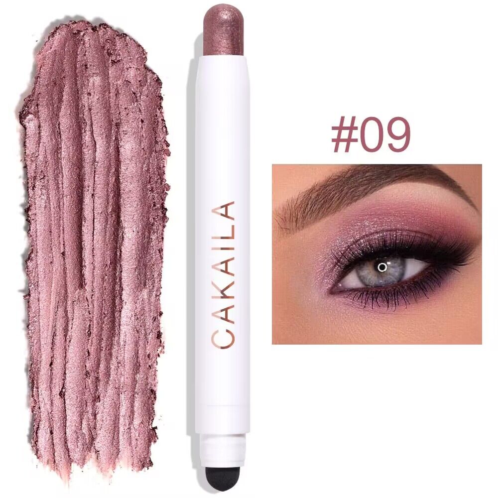 12 Colors Monochrome Eyeshadow Pen Eye Brightener Stick