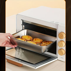Stainless Steel Square Tray Vegetable Plate Baking Shallow Tray