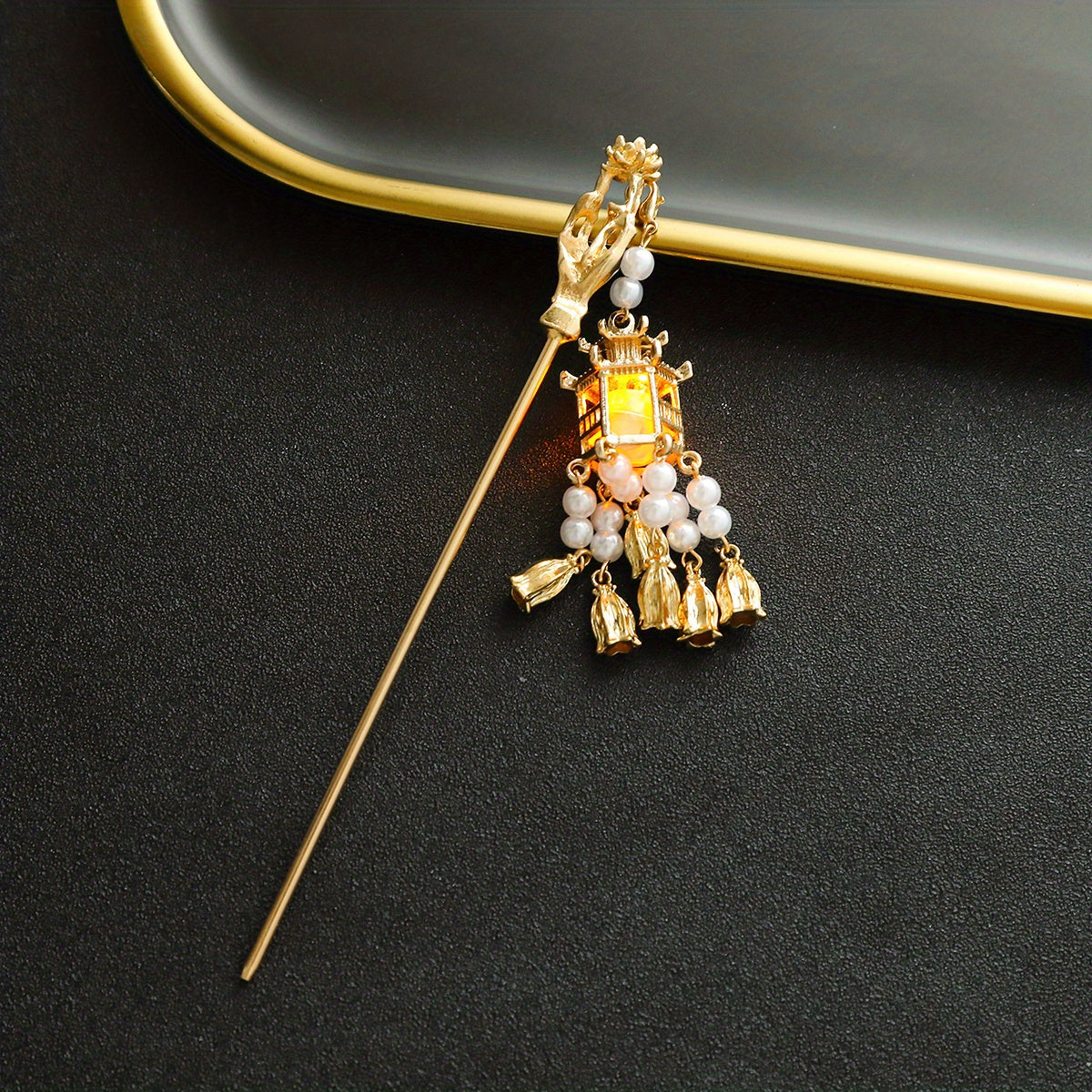Vintage Chinese Lantern Hair Sticks for Women Girls
