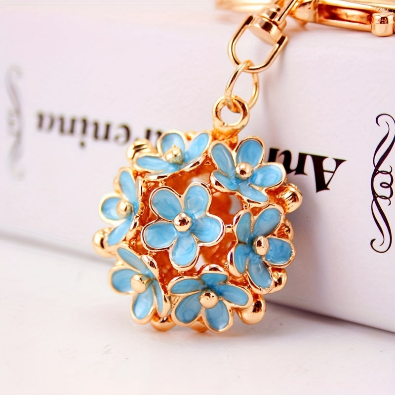 Lucky Clover 5 Leaf Keychain Stylish Bag & Car Accessory