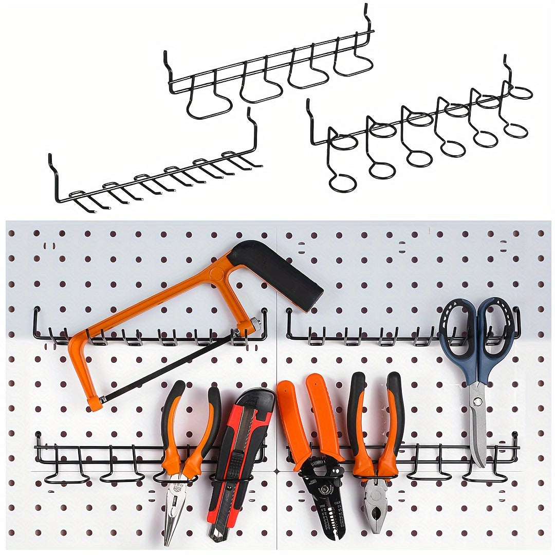 6pcs Screwdriver Storage Rack For Hole Plate, Small and Medium Tool Storage Ra
