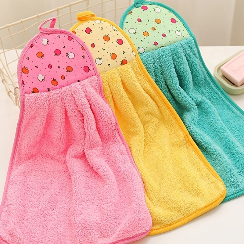 Coral Velvet Hand Towel Absorbent Household Cleaning Supplies
