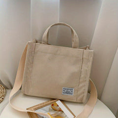 Corduroy Crossbody Bag Women's HandBag Casual Shoulder Bag