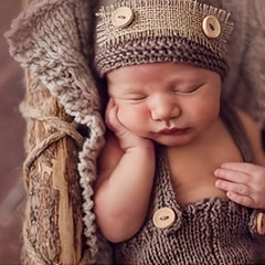 Newborn Boys Crochet Outfit for Photo Shoots