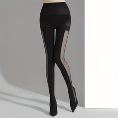 High Waist Smooth Stretch Footed Pantyhose Women's Stockings