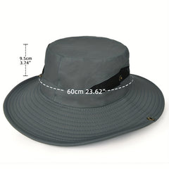 Wide Brim Fisherman Hat Foldable Sun Hat For Men Women