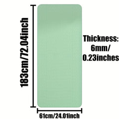 1pc TPE Double sided Non slip Cushioned Yoga Mat Pilates Supplies Home Fitness
