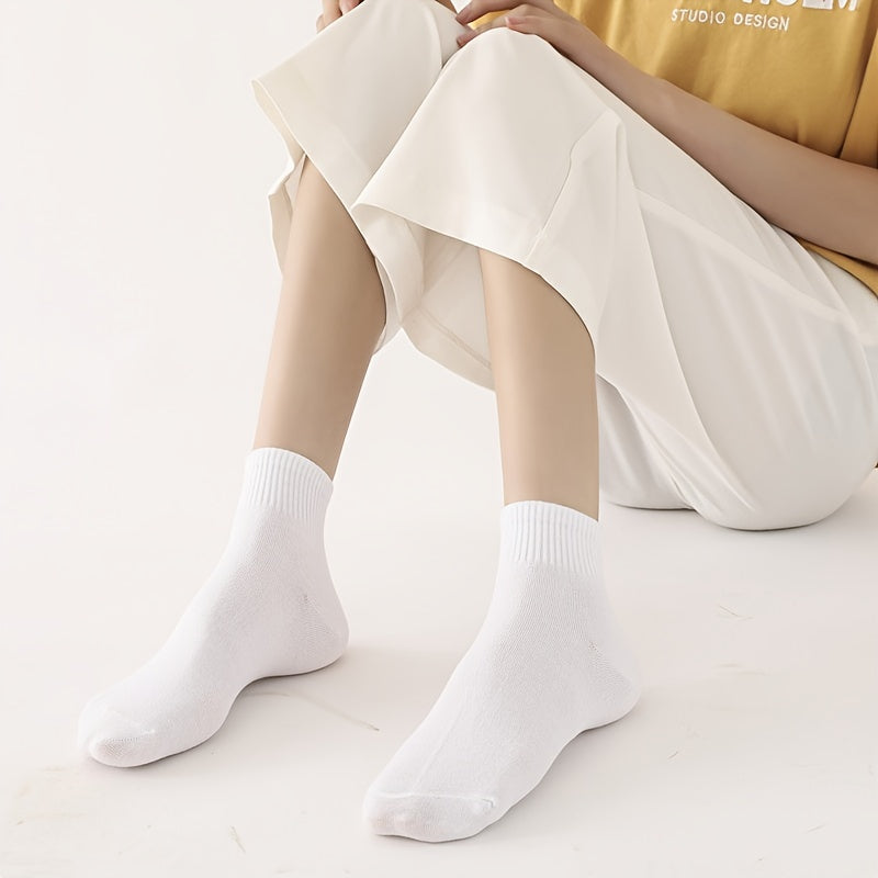 6 Pairs Women's Low Cut Ankle Socks Casual & Comfy Short Socks
