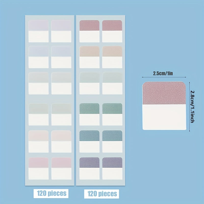 Colorful Morandi Student Classification Index Stickers