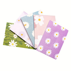 30 Pages Mini Stickers Small Flowers Easy Carrying Office Student Notebook
