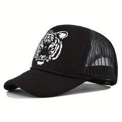 Men's Tiger Graphic Mesh Baseball Cap