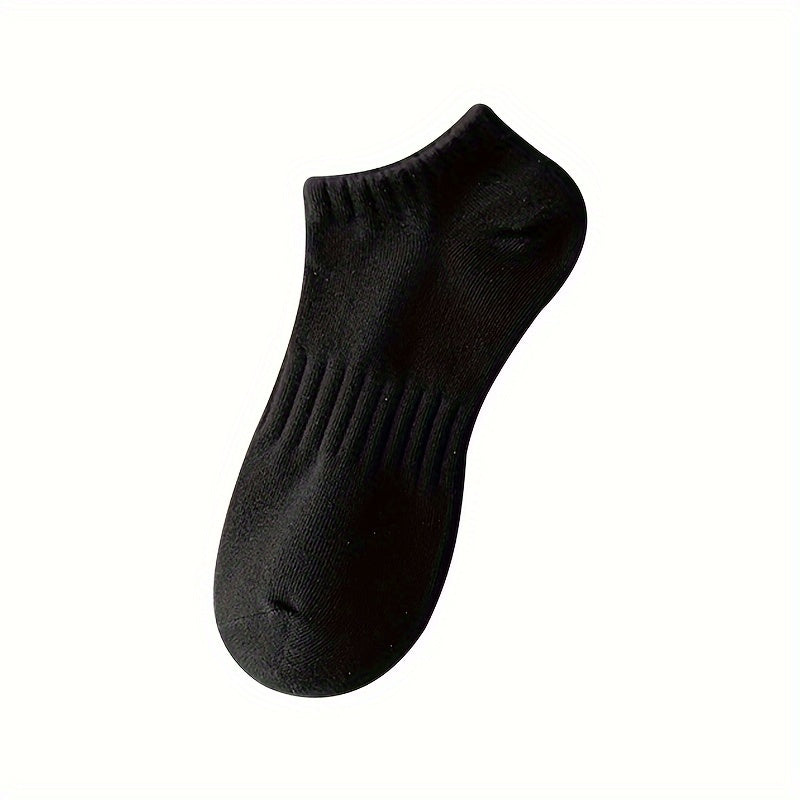 4 Pairs Comfy Solid Socks for Women